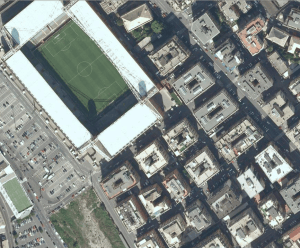 The area where I worked and lived. Hint: not inside the stadium.